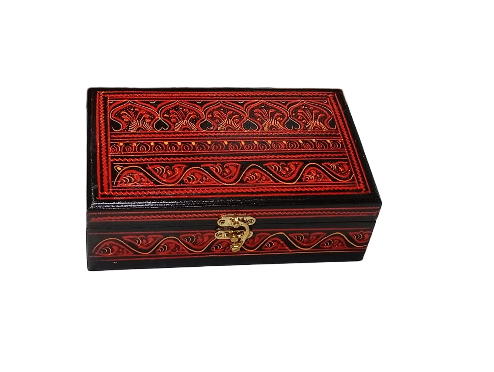 Naqsheen Jewellery Box Size (L-20cm, W-12cm, H-6.5cm) - Image 6