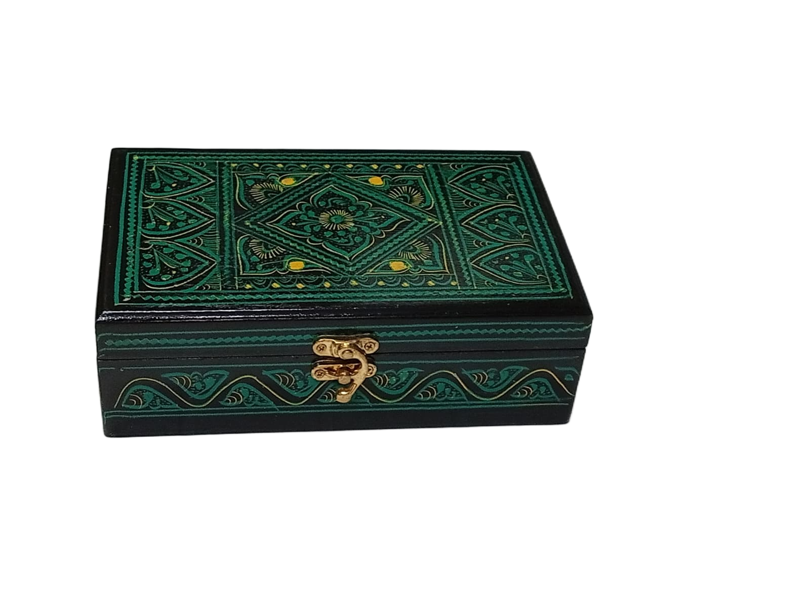 Naqsheen Jewellery Box Size (L-20cm, W-12cm, H-6.5cm) - Image 3