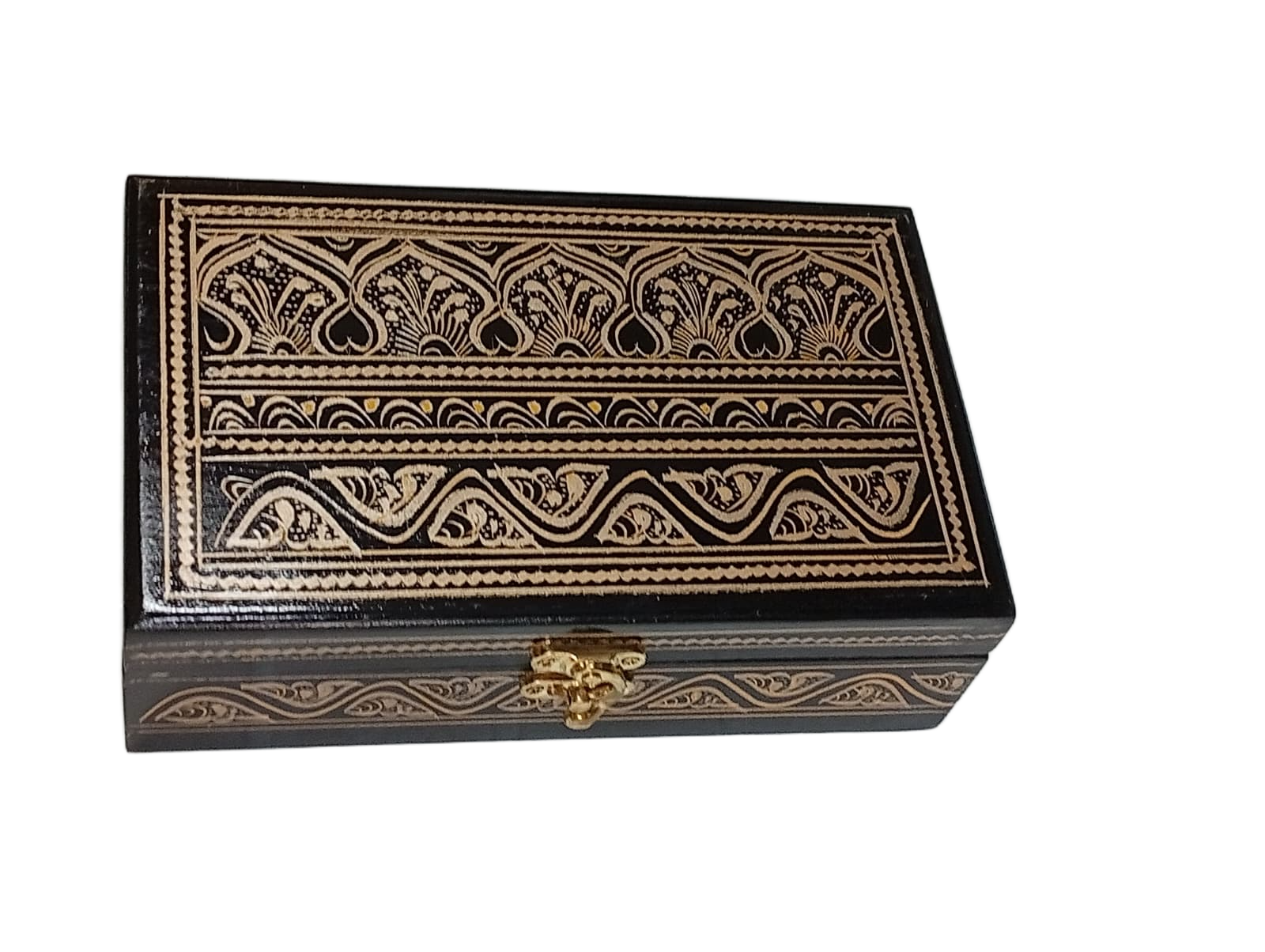 Naqsheen Jewellery Box Size (L-20cm, W-12cm, H-6.5cm) - Image 8