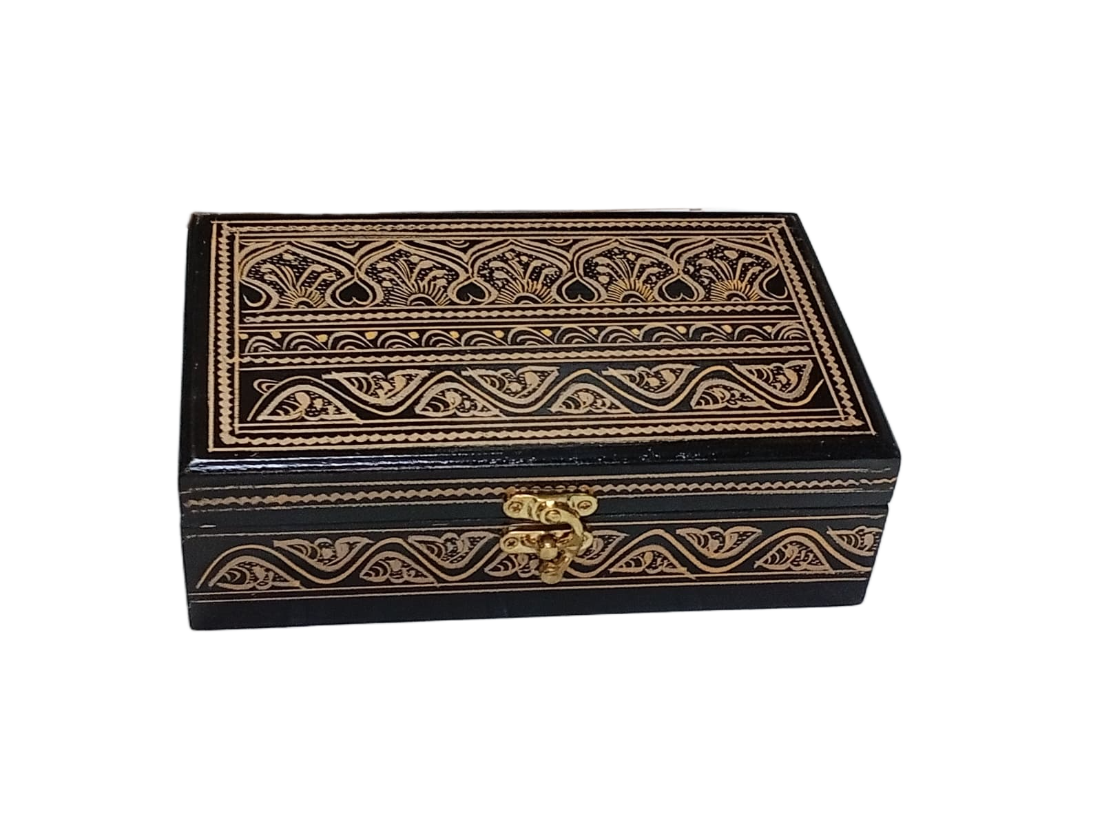 Naqsheen Jewellery Box Size (L-20cm, W-12cm, H-6.5cm) - Image 9
