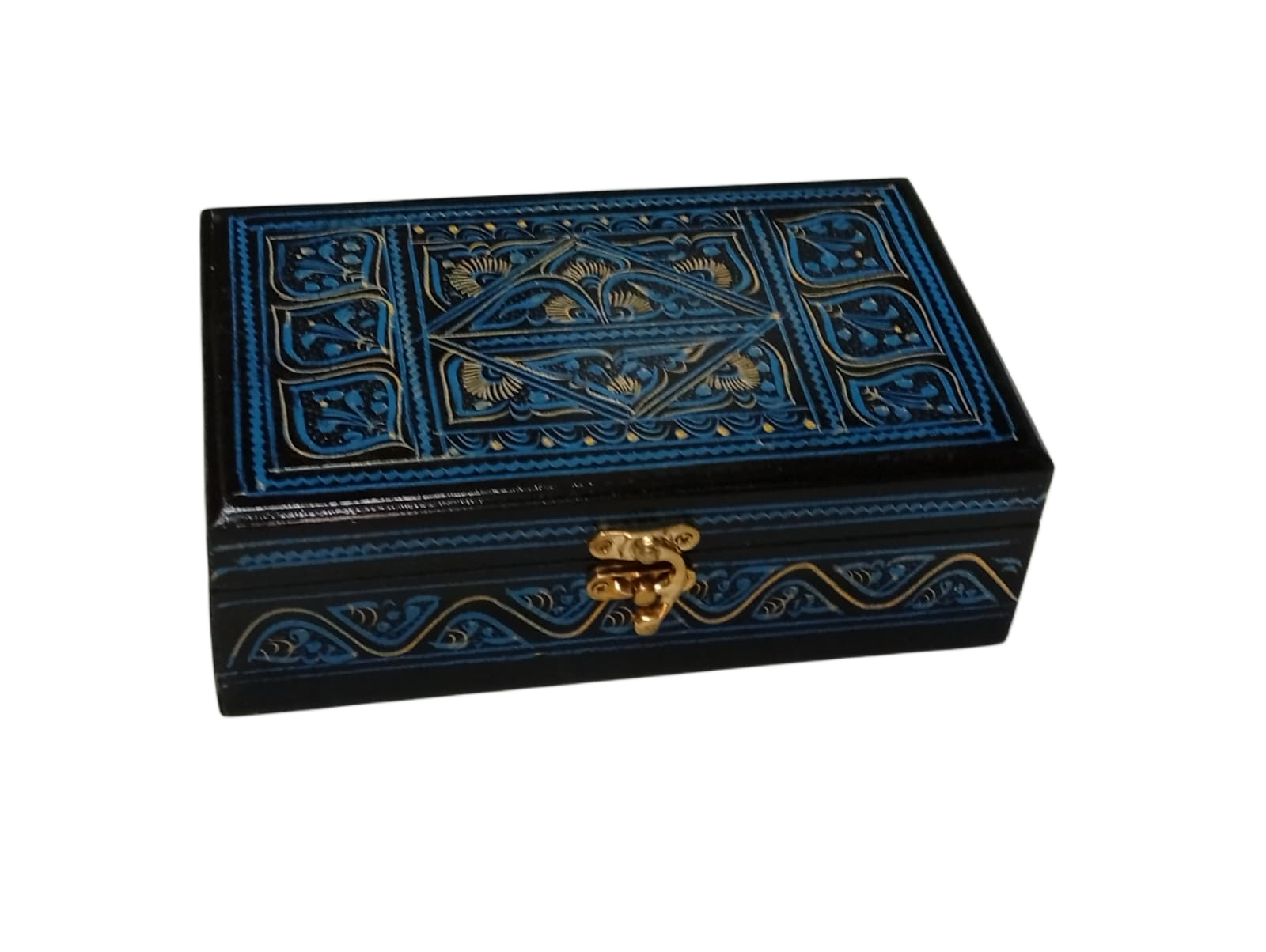 Naqsheen Jewellery Box Size (L-20cm, W-12cm, H-6.5cm) - Image 4