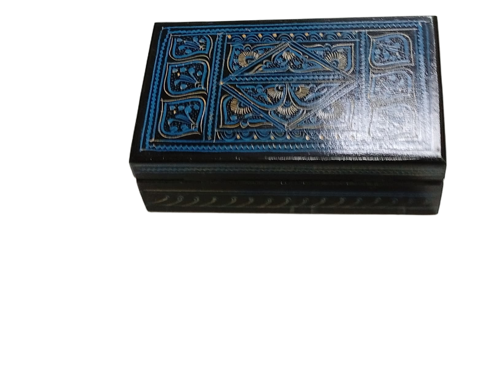 Naqsheen Jewellery Box Size (L-20cm, W-12cm, H-6.5cm) - Image 5
