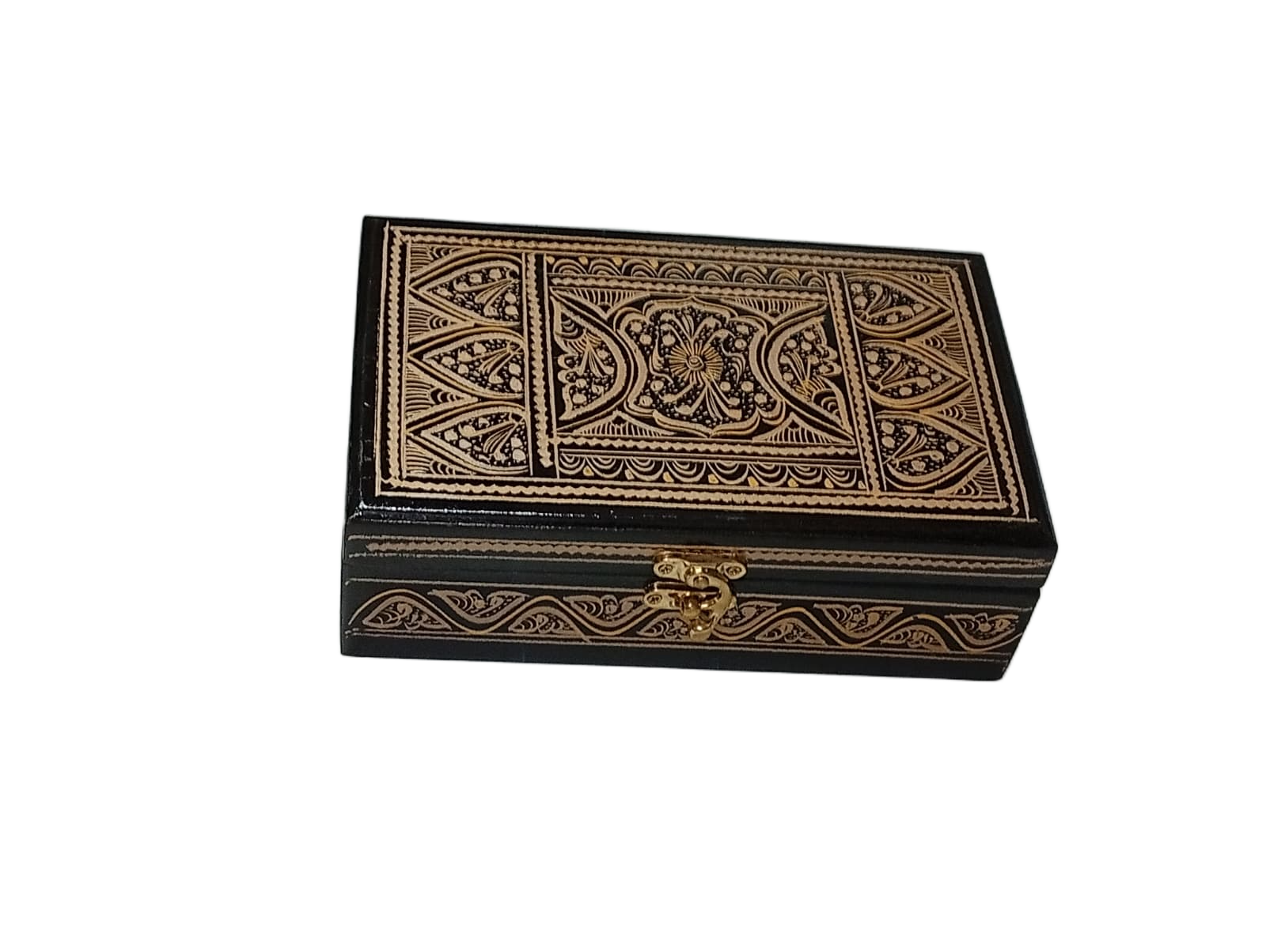 Naqsheen Jewellery Box Size (L-20cm, W-12cm, H-6.5cm) - Image 5