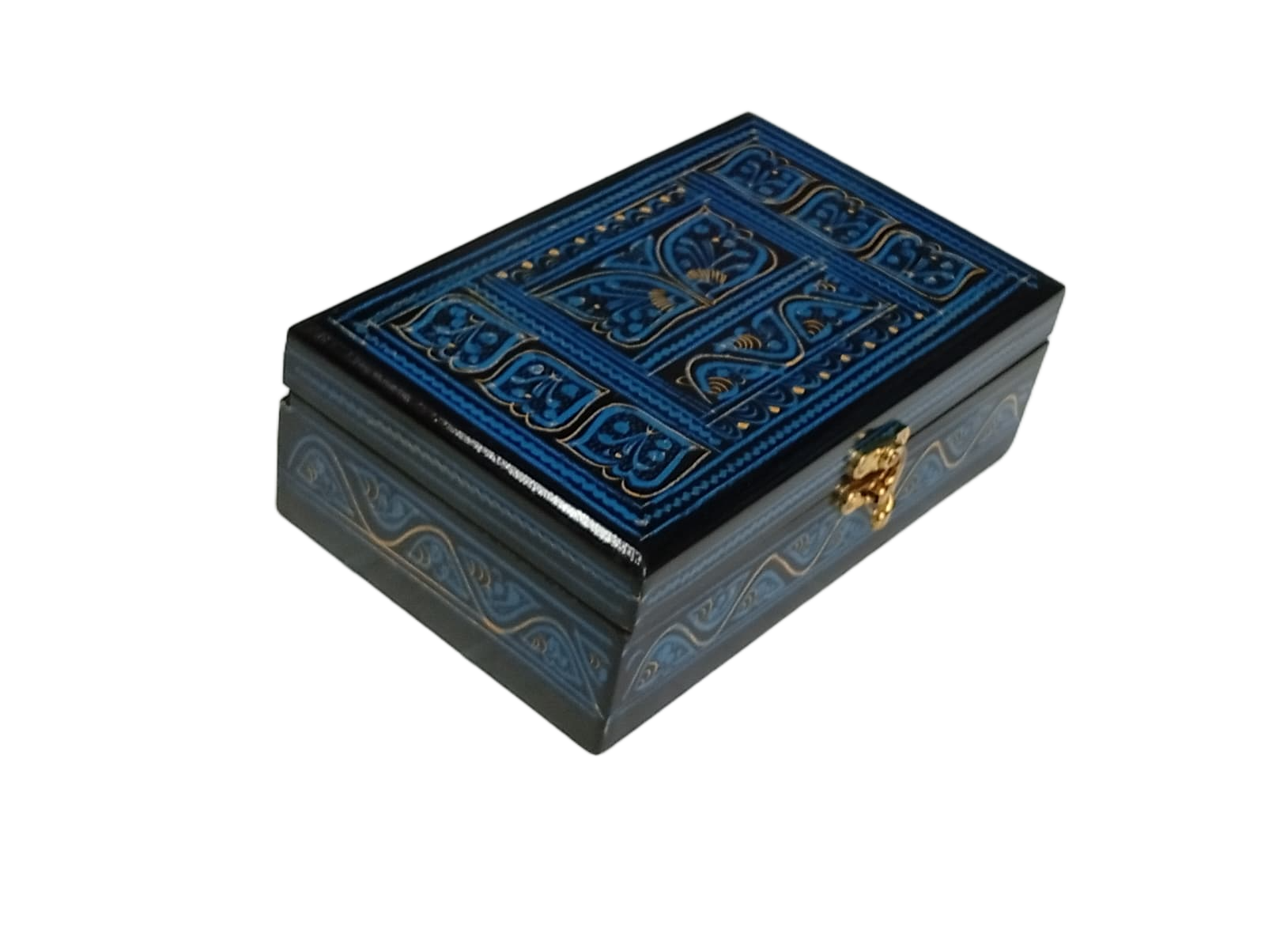 Naqsheen Jewellery Box Size (L-20cm, W-12cm, H-6.5cm) - Image 5