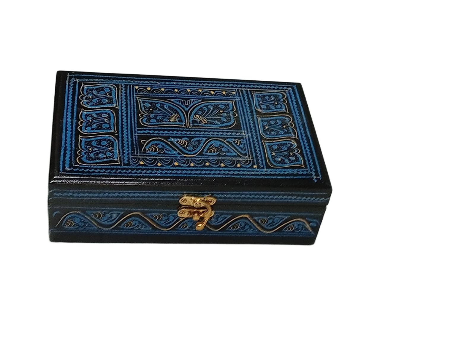 Naqsheen Jewellery Box Size (L-20cm, W-12cm, H-6.5cm) - Image 6