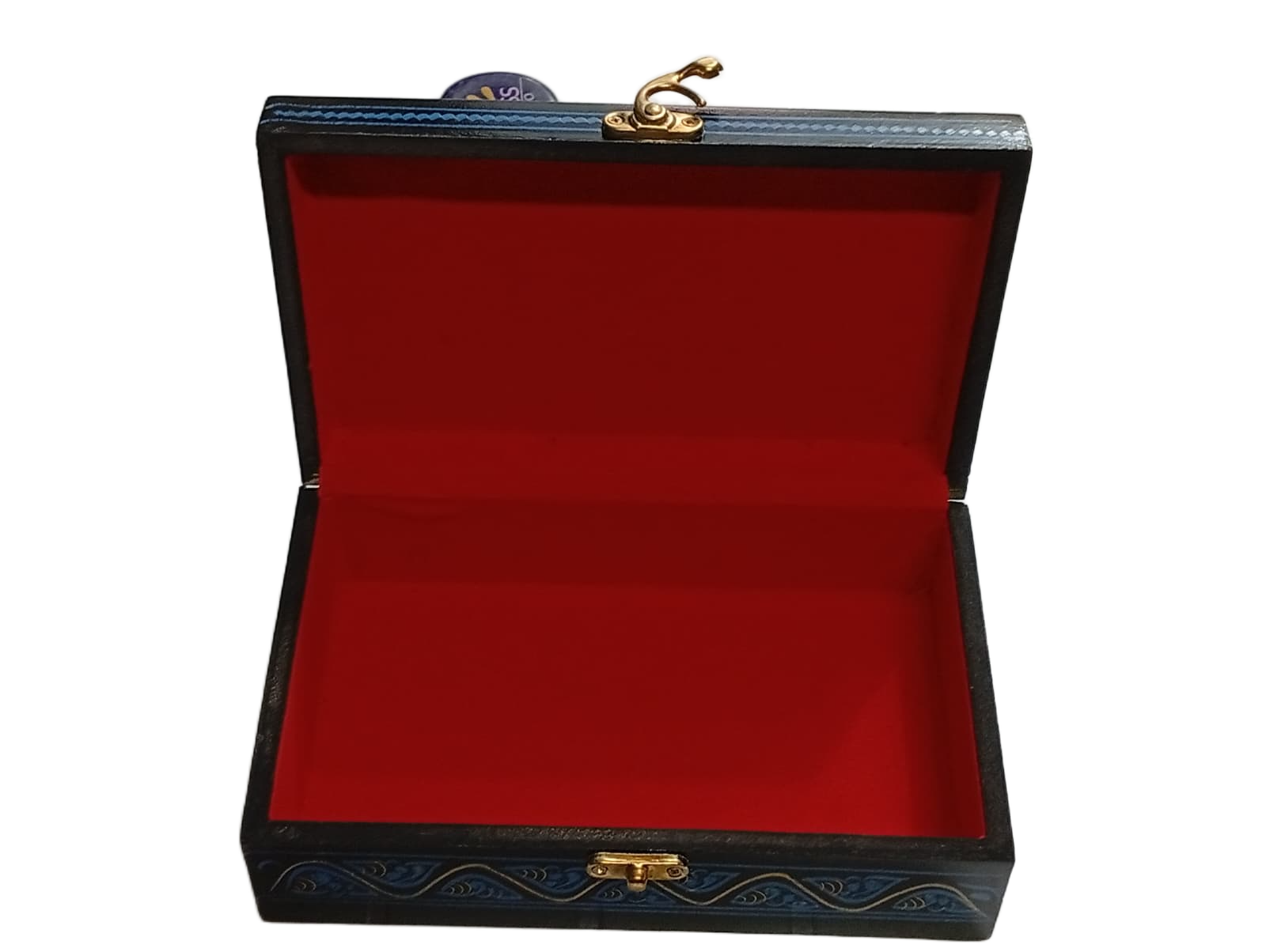 Naqsheen Jewellery Box Size (L-20cm, W-12cm, H-6.5cm) - Image 7