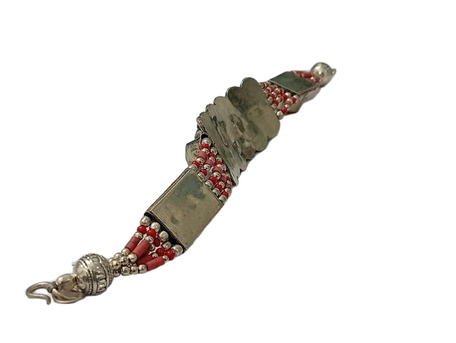 Ethnic Tribal Bracelet with Stones – Handmade Statement Jewelry - Image 10