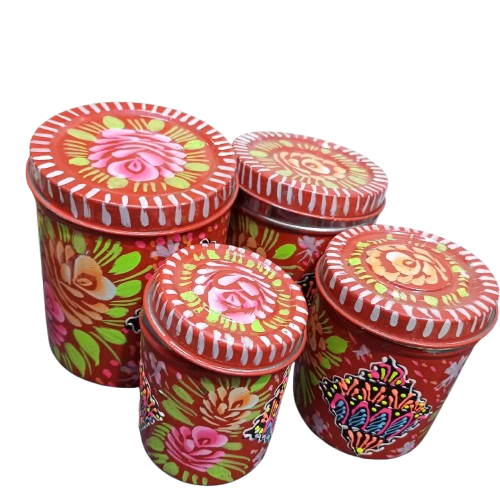 Truck Art Masala Box Set – Vibrant Handmade Spice Storage - Image 6