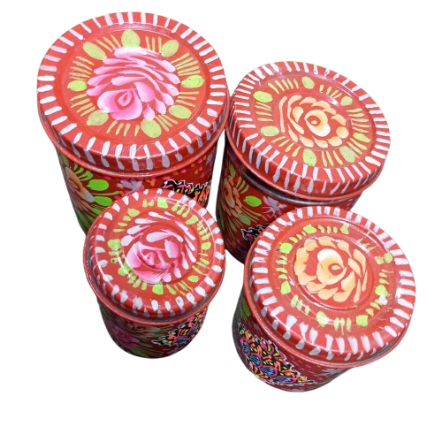 Truck Art Masala Box Set – Vibrant Handmade Spice Storage - Image 5