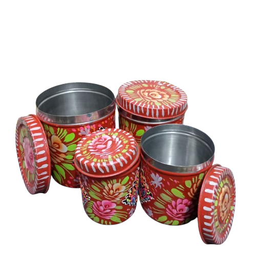 Truck Art Masala Box Set – Vibrant Handmade Spice Storage - Image 8