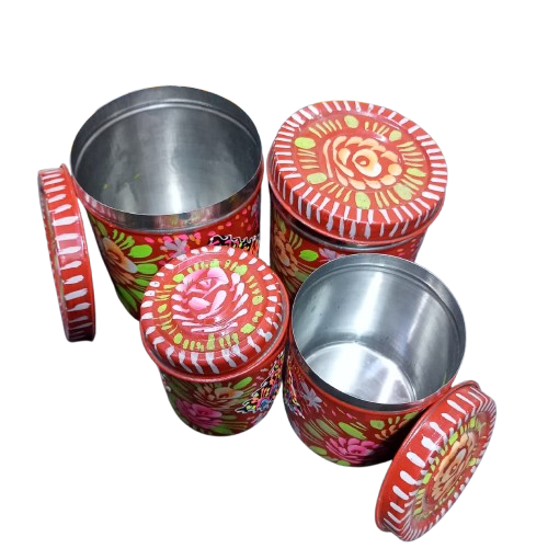 Truck Art Masala Box Set – Vibrant Handmade Spice Storage - Image 7