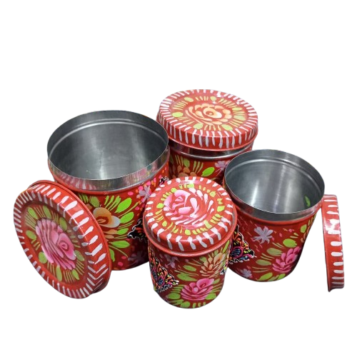 Truck Art Masala Box Set – Vibrant Handmade Spice Storage - Image 10