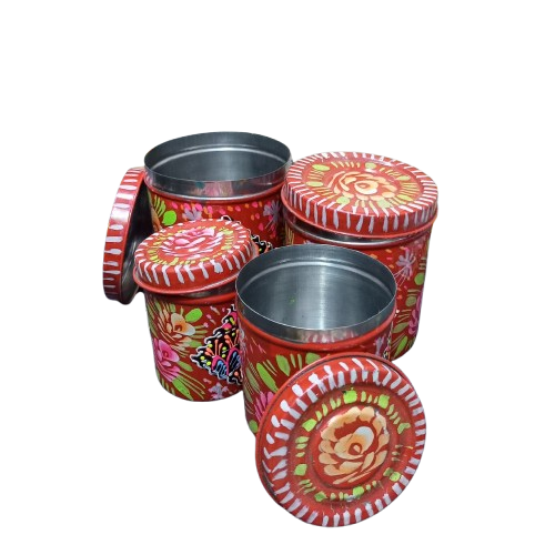 Truck Art Masala Box Set – Vibrant Handmade Spice Storage - Image 9
