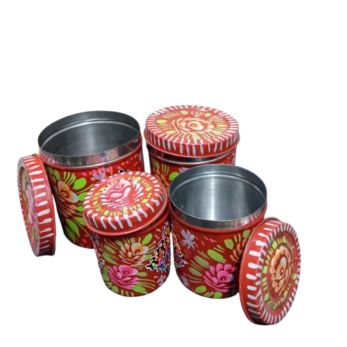 Truck Art Masala Box Set – Vibrant Handmade Spice Storage - Image 3