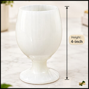 Onyx Wine Glass (Size - 4 Inch)
