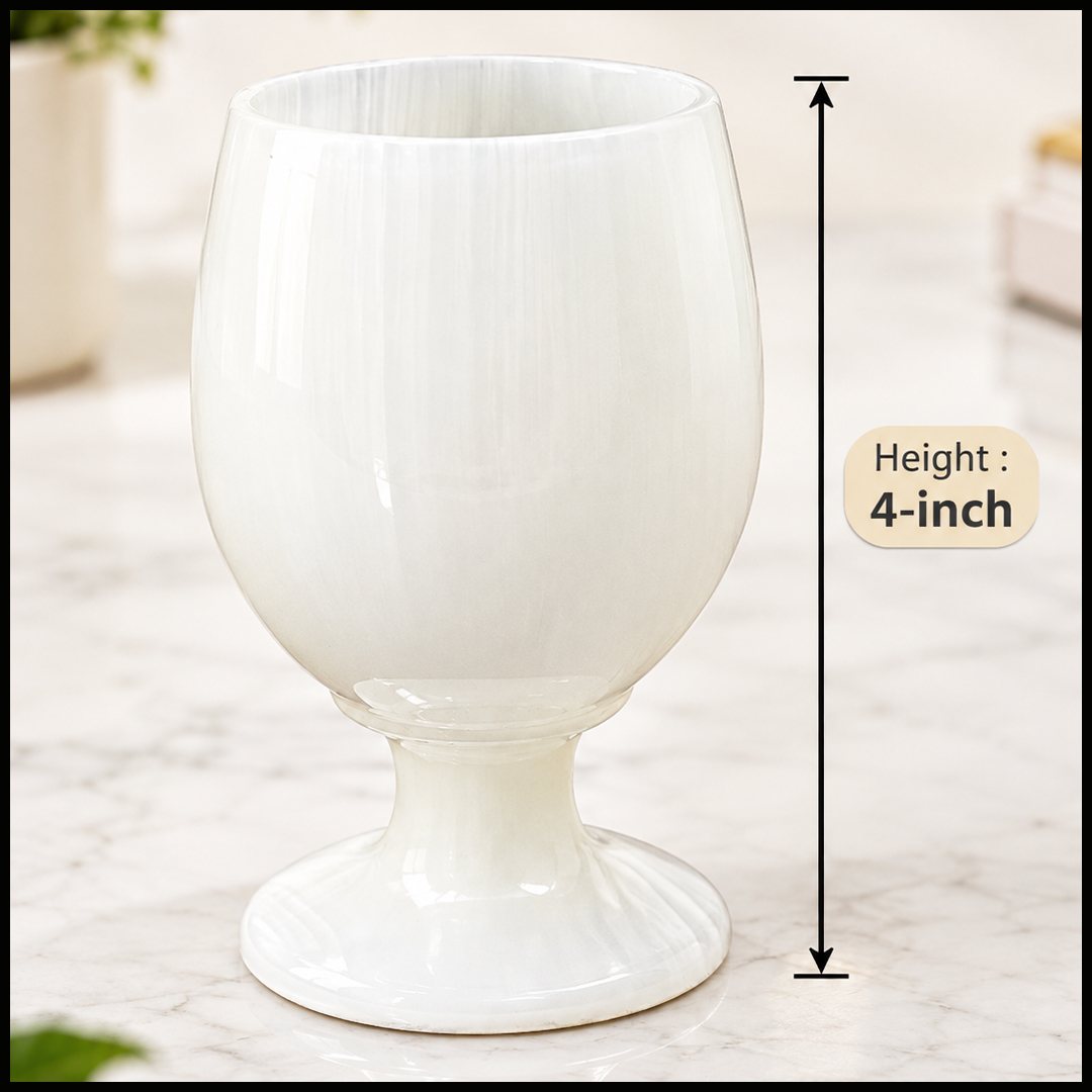 Onyx Wine Glass (Size - 4 Inch) - Image 3