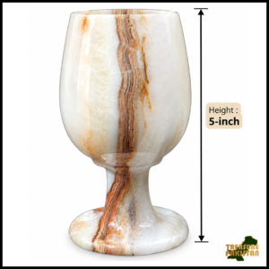 Onyx Wine Glass (Size - 5 Inch)