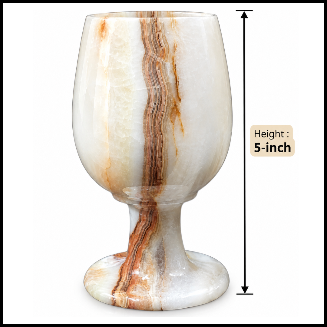 Onyx Wine Glass (Size - 5 Inch) - Image 3