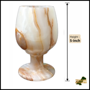 Onyx Wine Glass (Size - 5 Inch)