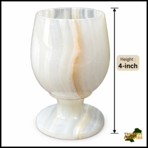 Onyx Wine Glass (Size - 4 Inch)