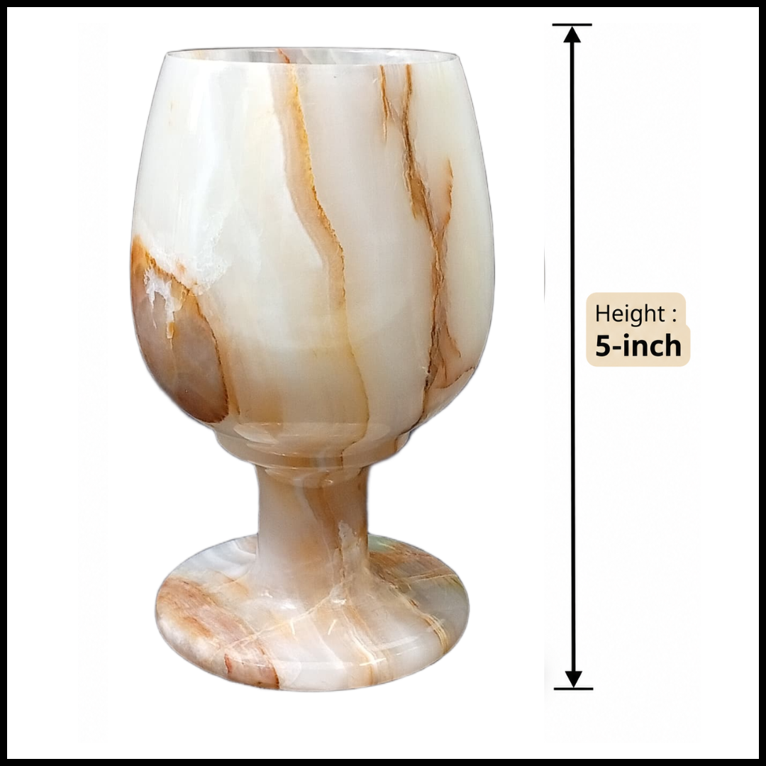 Onyx Wine Glass (Size - 5 Inch) - Image 3