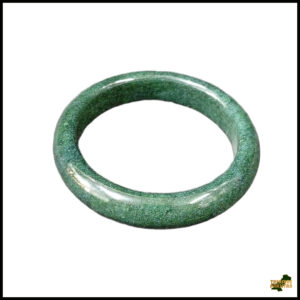 Polished Jade Bangle – Natural Stone Bracelet