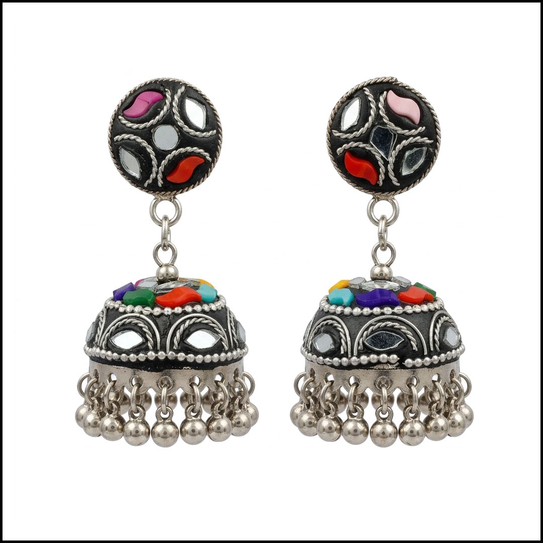 Elegant Handcrafted Earrings – Sparkle with Timeless Style - Image 3