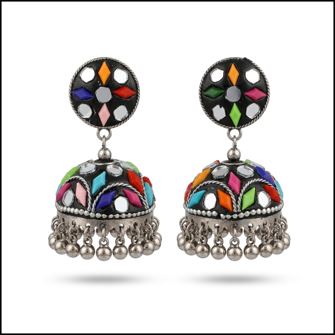 Elegant Handcrafted Earrings – Sparkle with Timeless Style - Image 3