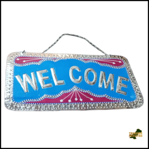 Chamakpatti Welcome Plate (L-27cm, W-15cm)