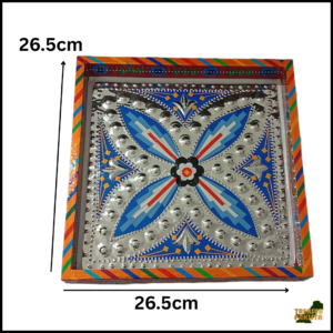 Chamakpatti Handmade Square Tray (26.5x26.5cm)