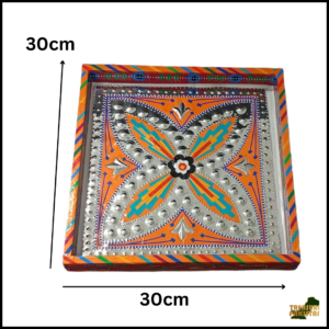 Chamakpatti Handmade Square Tray (30x30cm)