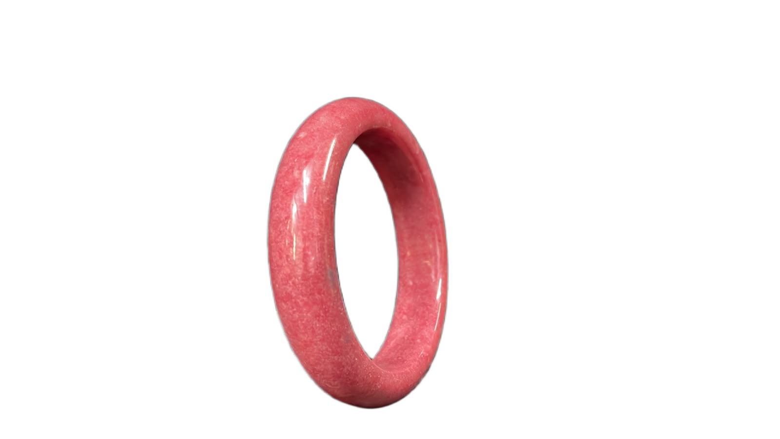 Polished Jade Bangle – Natural Stone Bracelet - Image 6