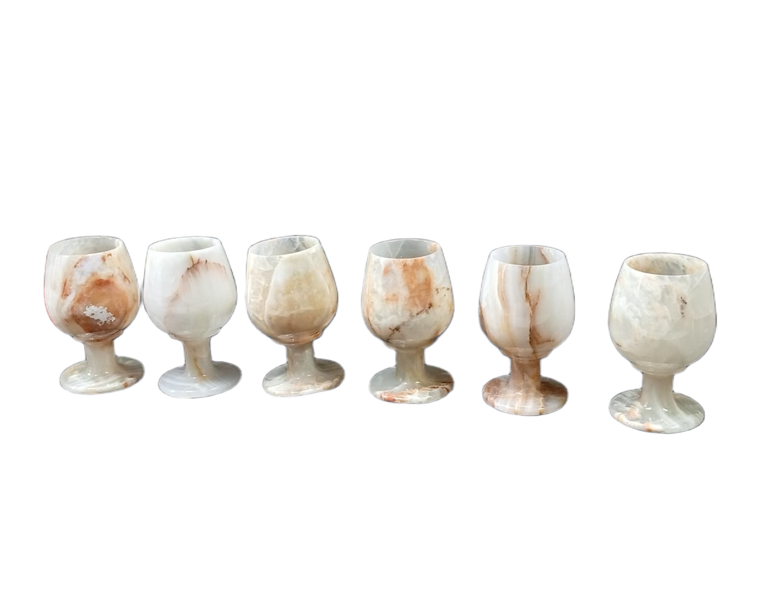 Onyx Wine Glass Set of 6 (Size - 5 Inch) - Image 4