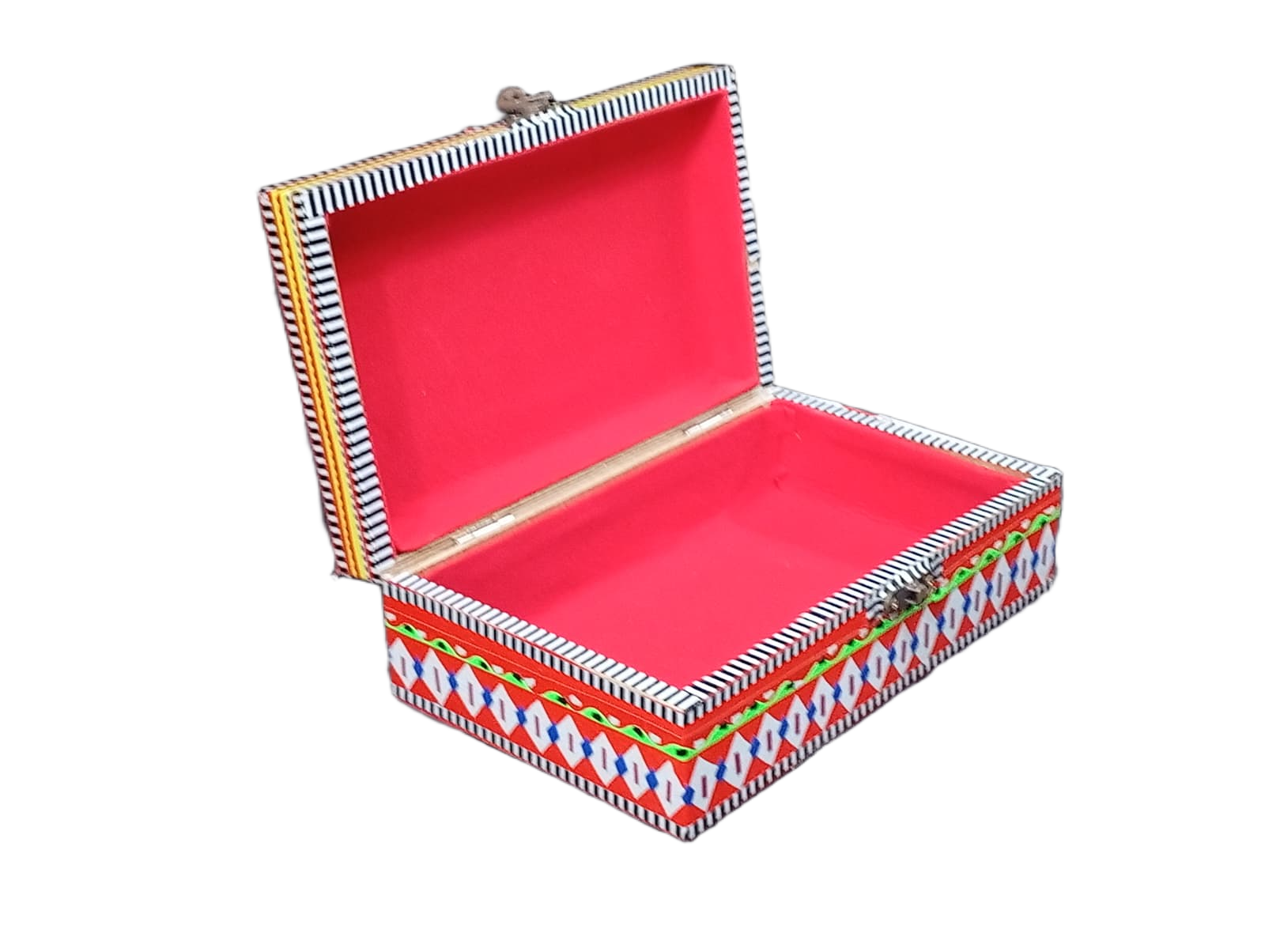 Chamakpatti Box: Real Truck Art Design for Storage and Decoration (W-13 cm, L-20 cm) - Image 6
