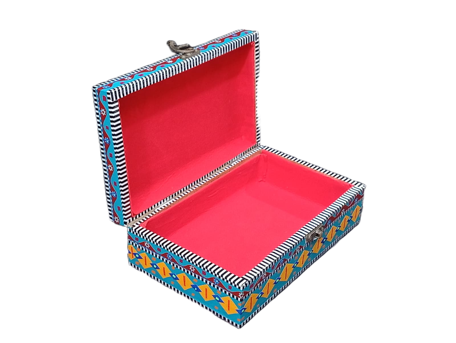Chamakpatti Box: Real Truck Art Design for Storage and Decoration (W-13 cm, L-20 cm) - Image 7