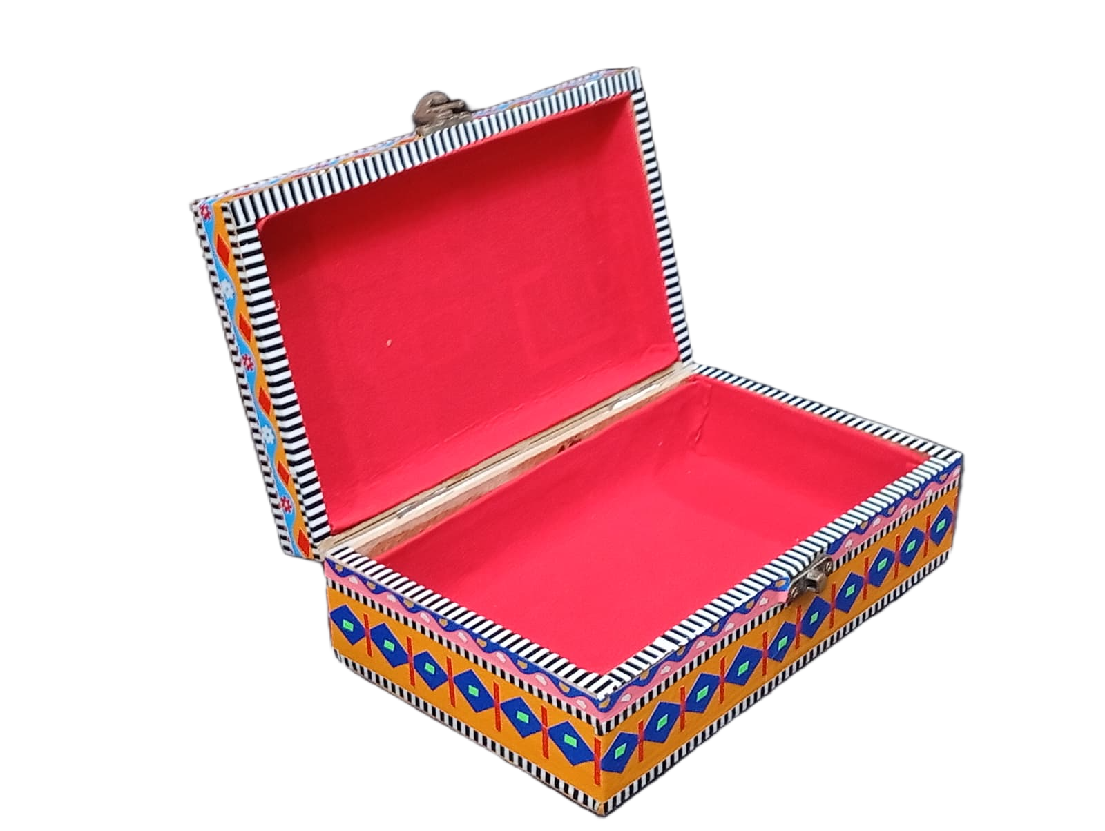 Chamakpatti Box: Real Truck Art Design for Storage and Decoration (W-13 cm, L-20 cm) - Image 6