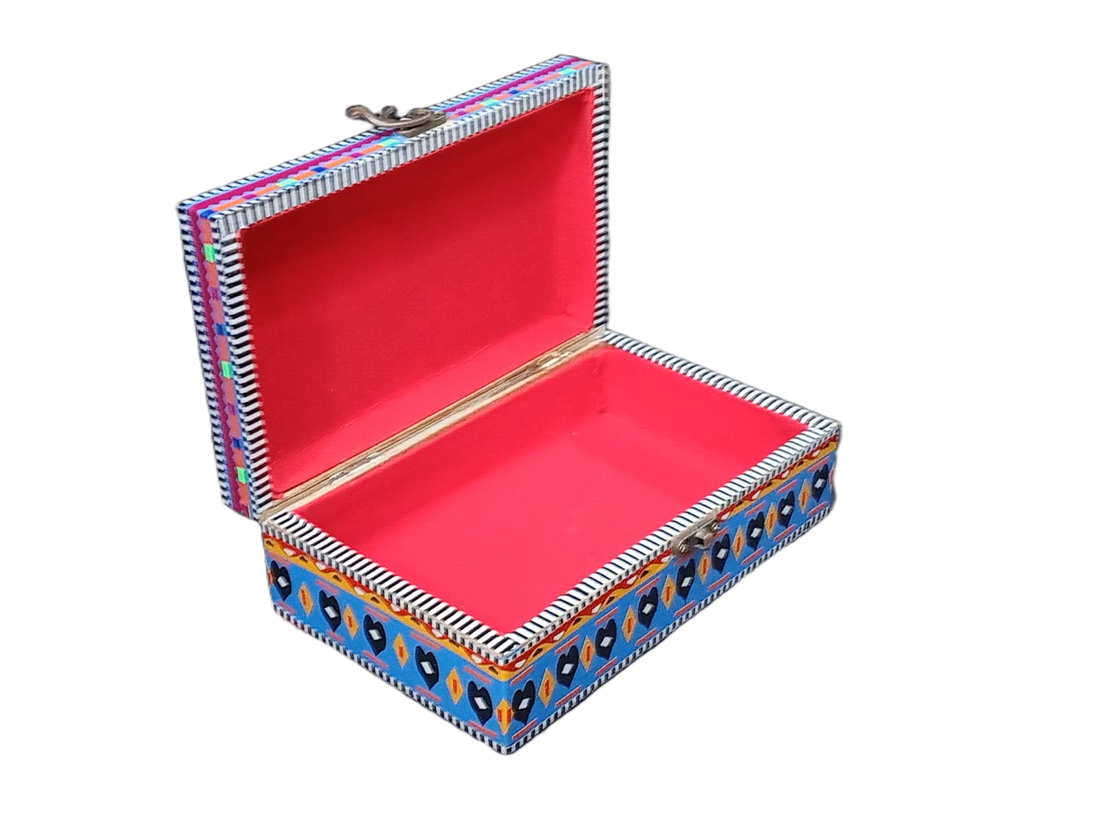 Chamakpatti Box: Real Truck Art Design for Storage and Decoration (W-13, L-20 cm) - Image 6