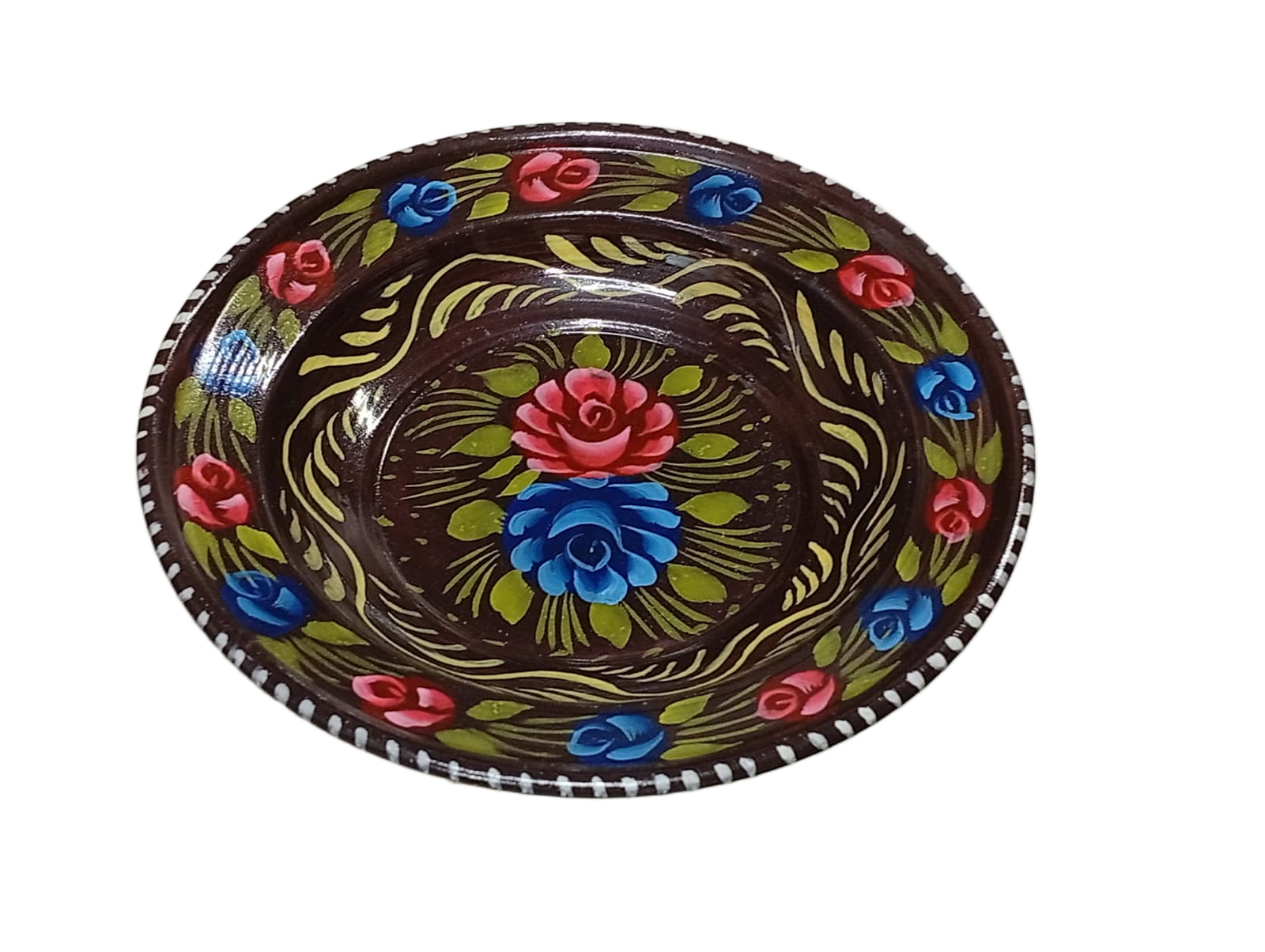Handcrafted Truck Art Plate – Traditional Pakistani Decorative Plate (Size D-7.5inch) - Image 7