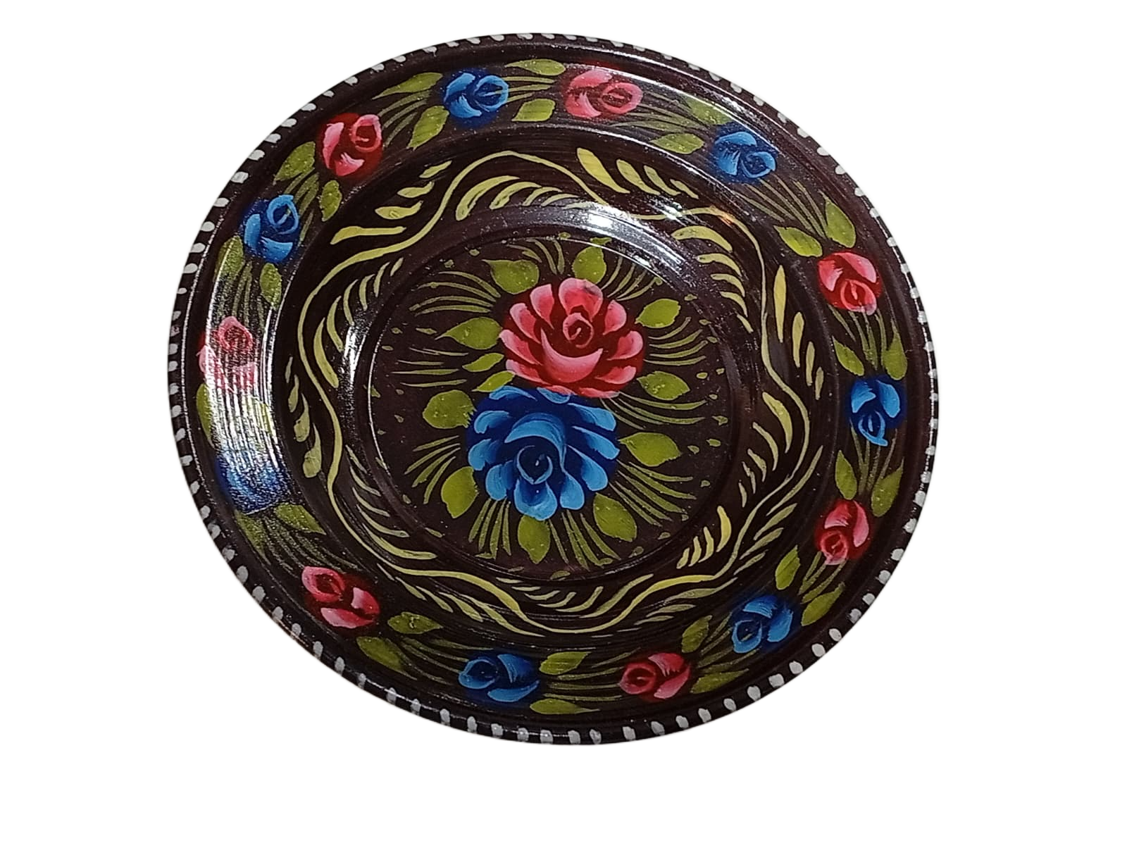 Handcrafted Truck Art Plate – Traditional Pakistani Decorative Plate (Size D-7.5inch) - Image 4