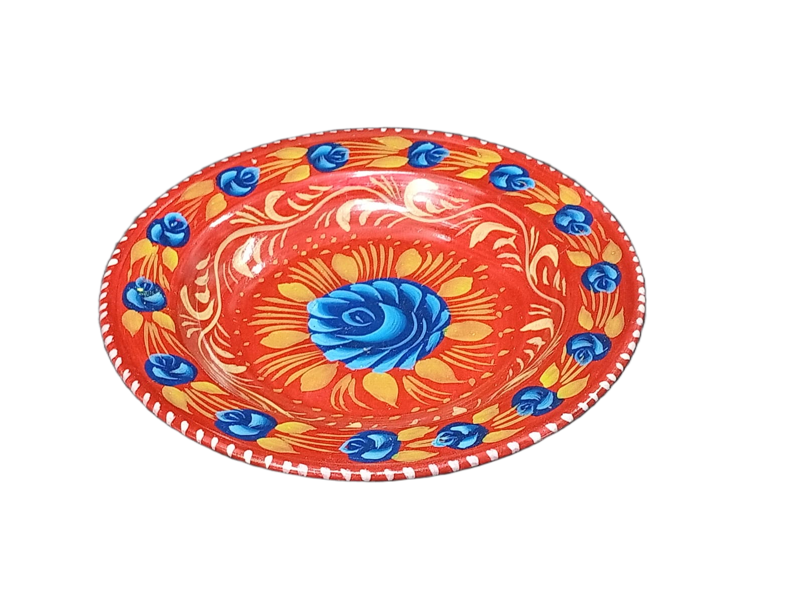 Handcrafted Truck Art Plate – Traditional Pakistani Decorative Plate (Size D-8.5inch) - Image 5