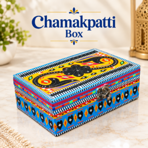 Chamakpatti Box: Real Truck Art Design for Storage and Decoration (W-13, L-20 cm)